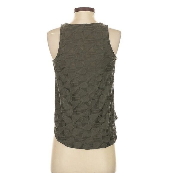 susina womens Solid gray triangle Print tank top Small - Picture 3 of 5